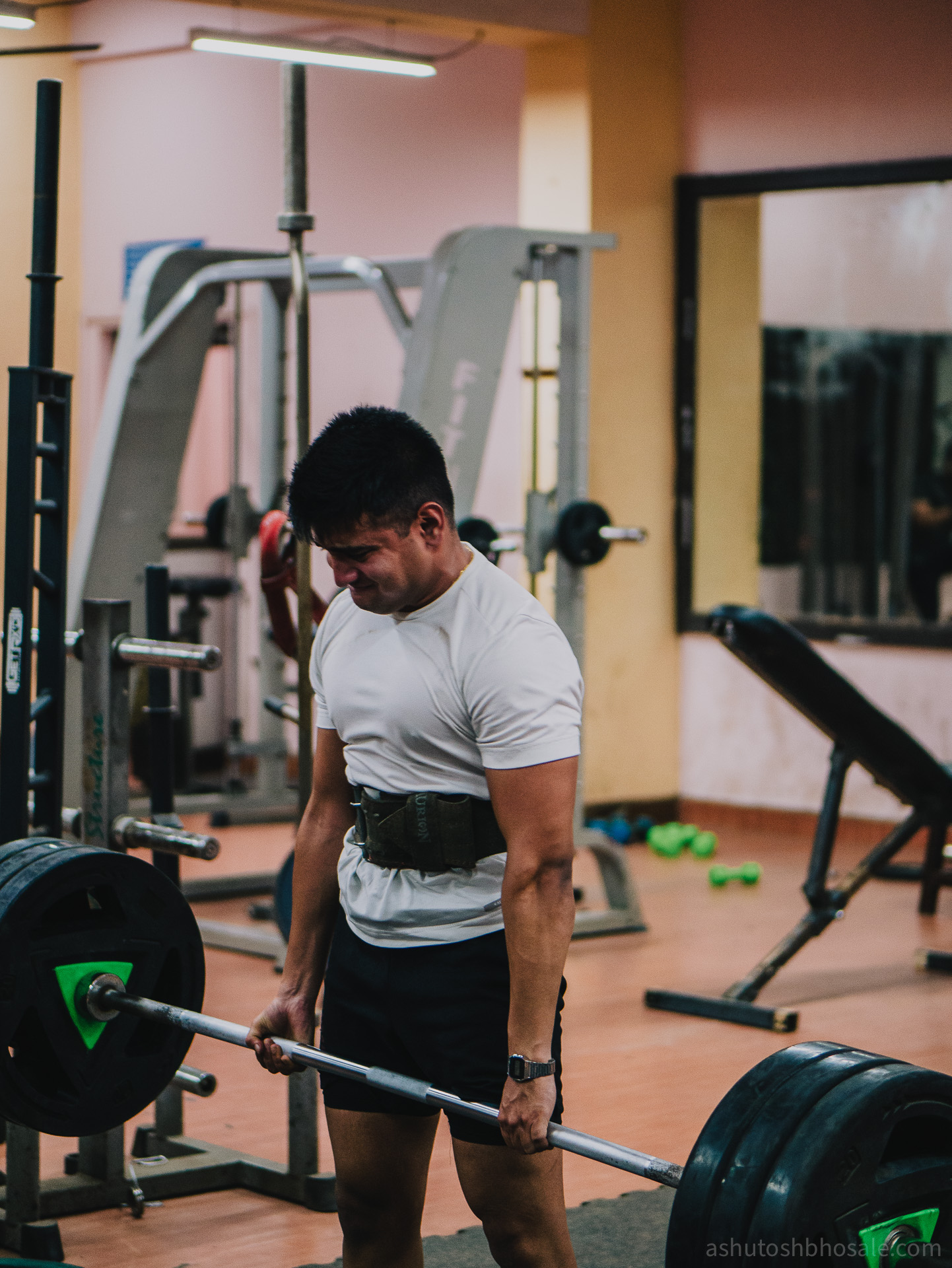 Ashutosh deadlifting 140kg once more