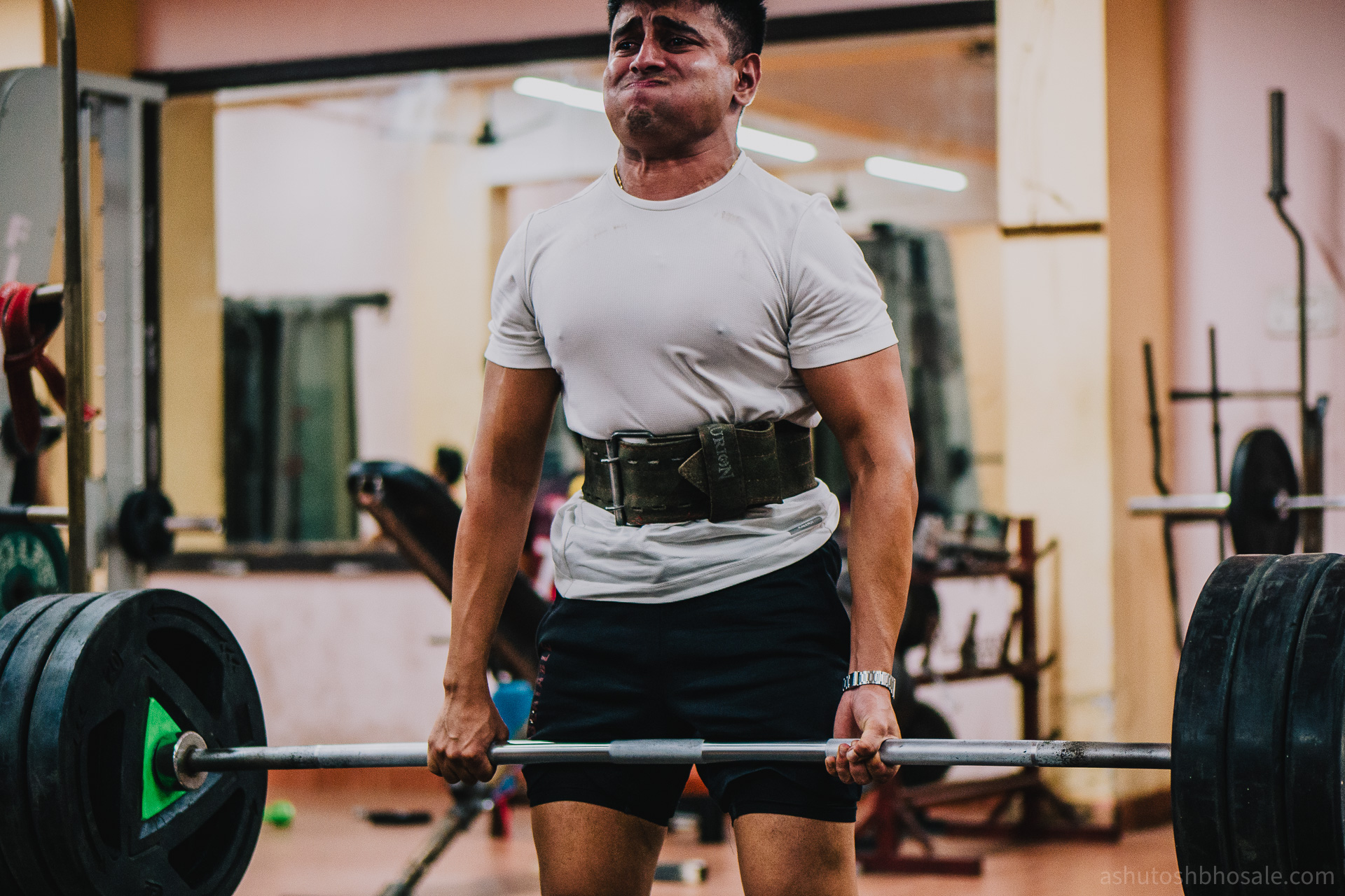 Ashutosh deadlifting 140kg